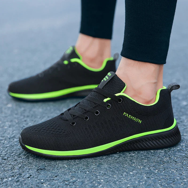 Heren schoenen met flexibele rubberzool
