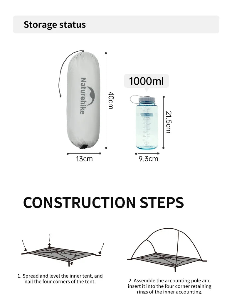 Pop-up tent met dubbele laag – Extra bescherming