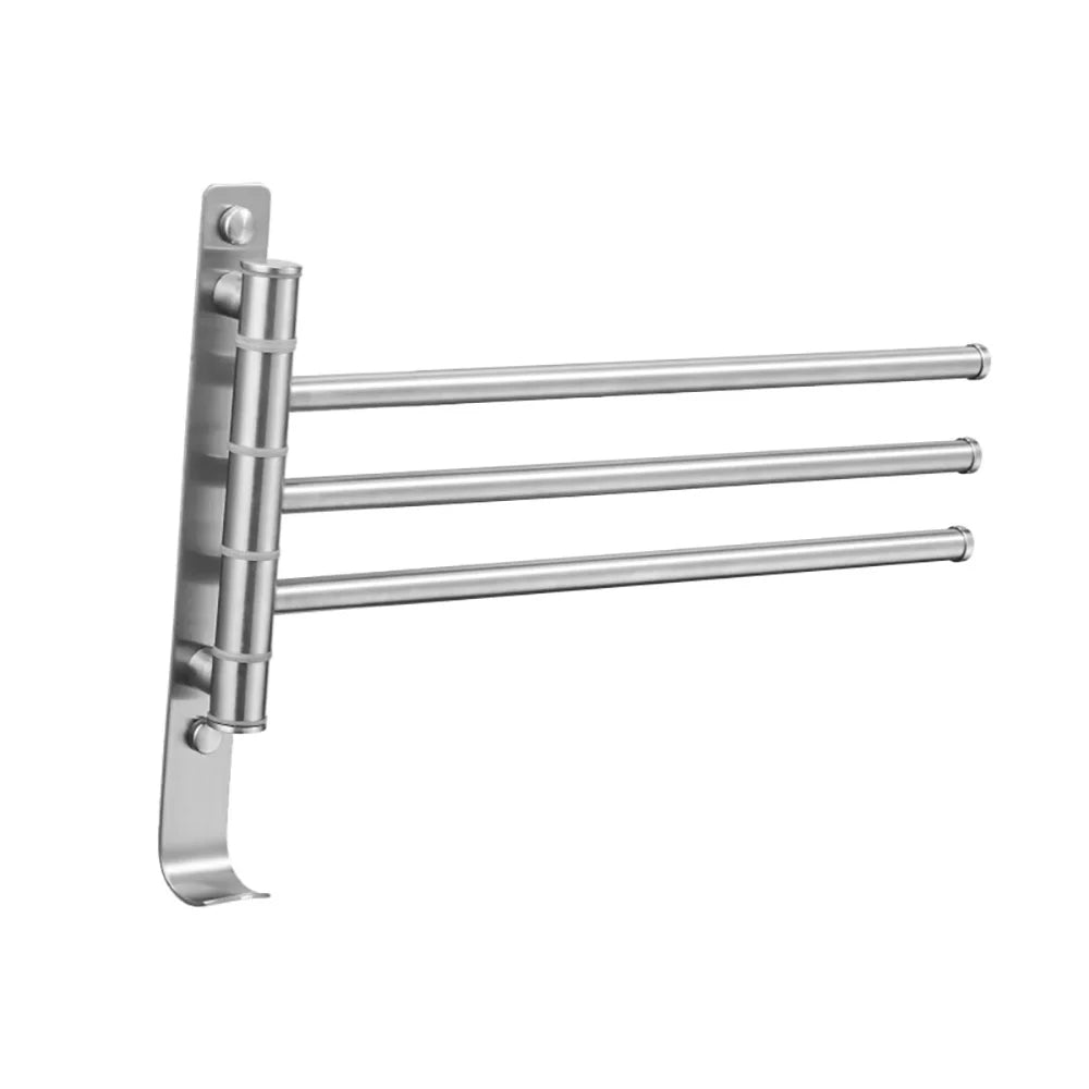 Handdoekrek met houten details – Natuurlijke accenten