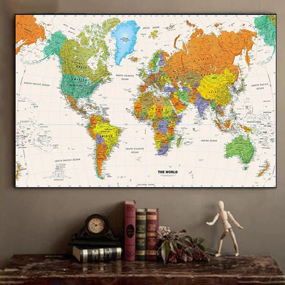Wereldkaart voor reisinspiratie – Hang je dromen aan de muur