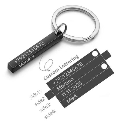 Ketting met naam in robuuste gravering