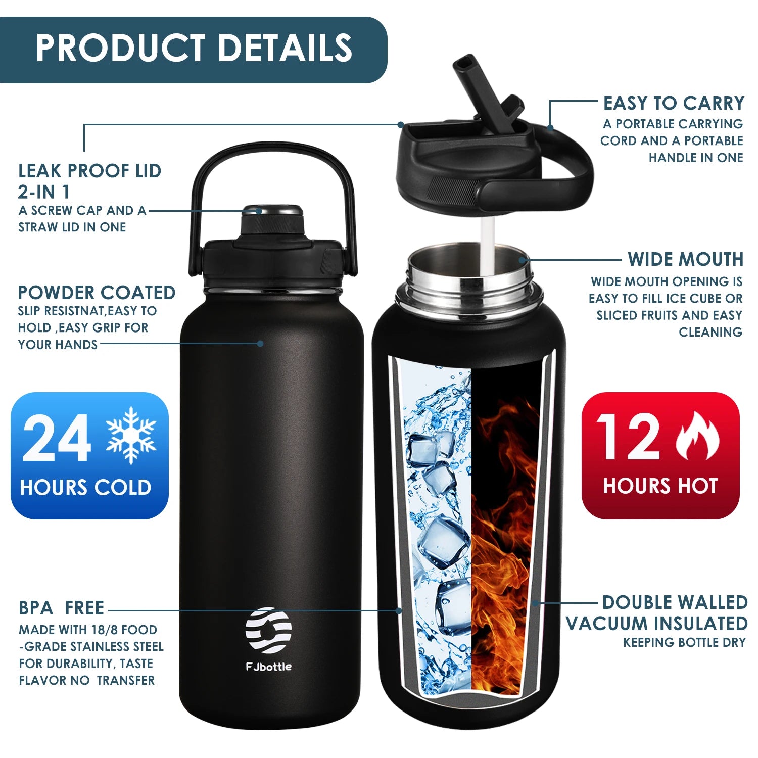 Thermosfles met metalen behuizing – Extra robuust