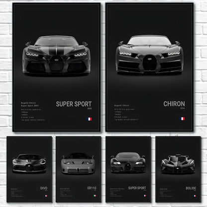 Posterset voor harmonieuze wand