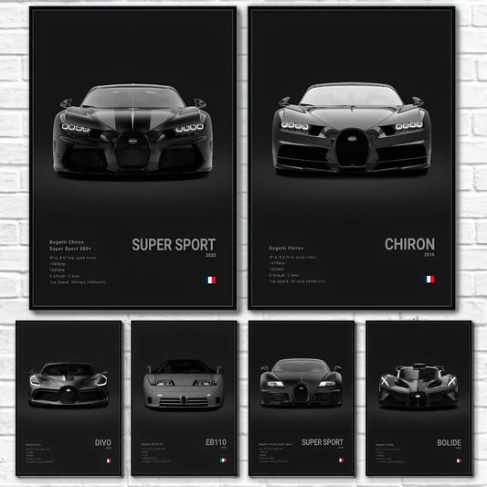 Posterset voor harmonieuze wand