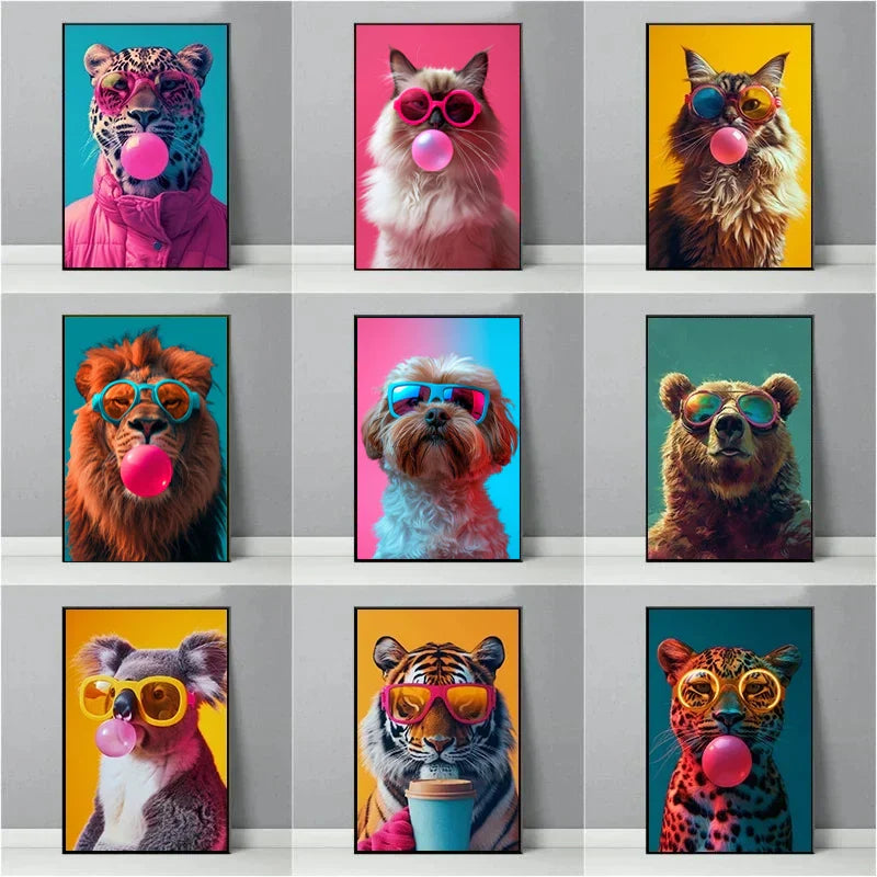 Posters met gouden accenten voor luxe sfeer