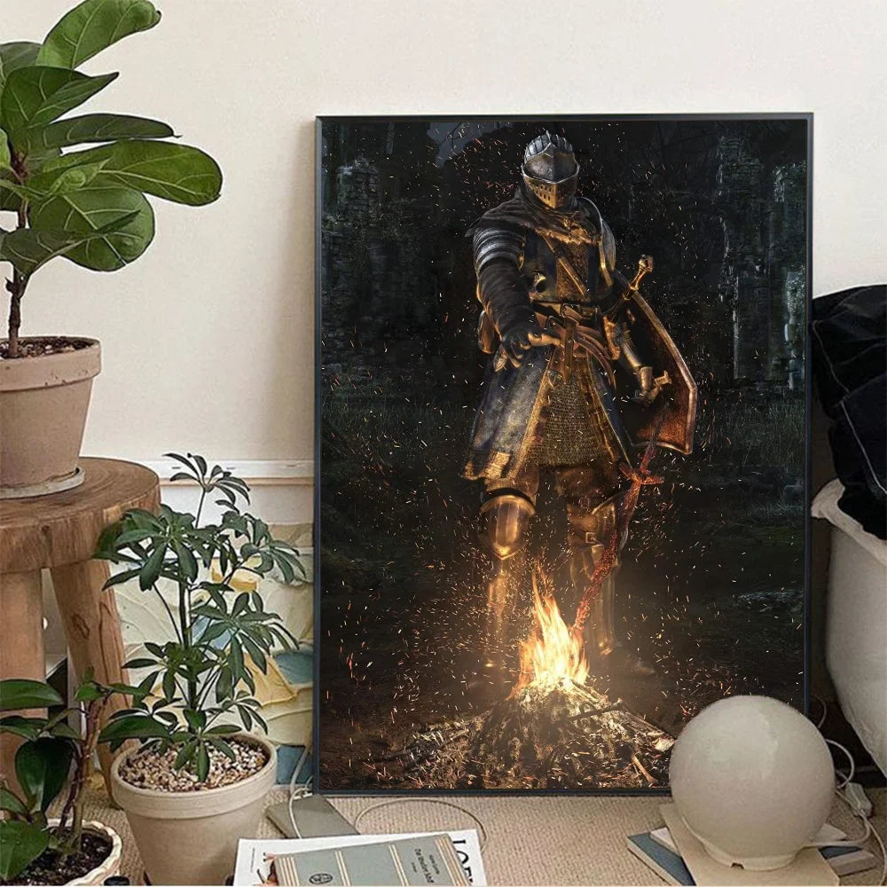 Poster van een cactus of andere plant