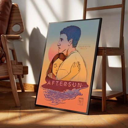 Poster in beige en zandtinten
