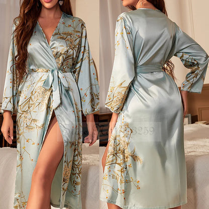 Dames ochtendjas met kraag – Klassiek en comfortabel