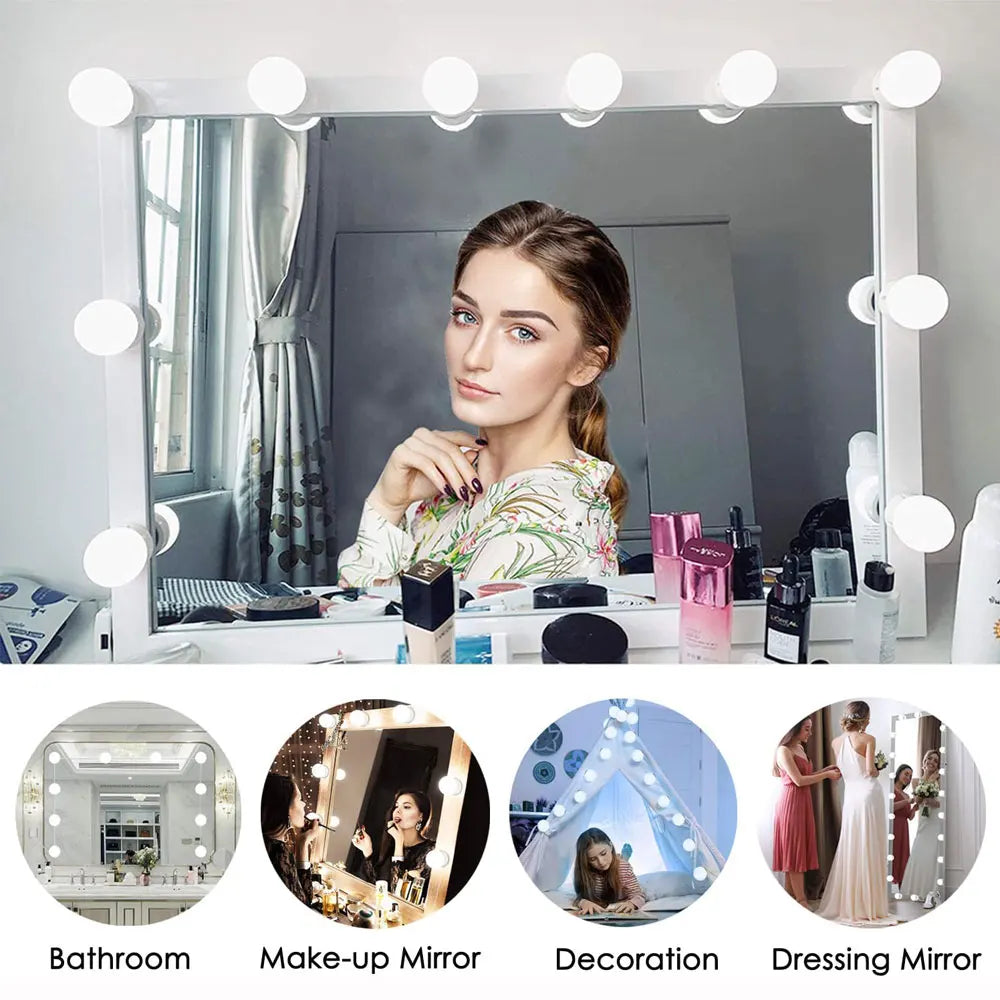 Professionele make-up spiegel met verlichting – Ideaal voor visagisten