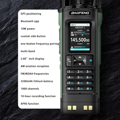 Intertoys walkie talkie met vrolijke geluiden