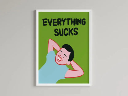Poster in beige en zandtinten