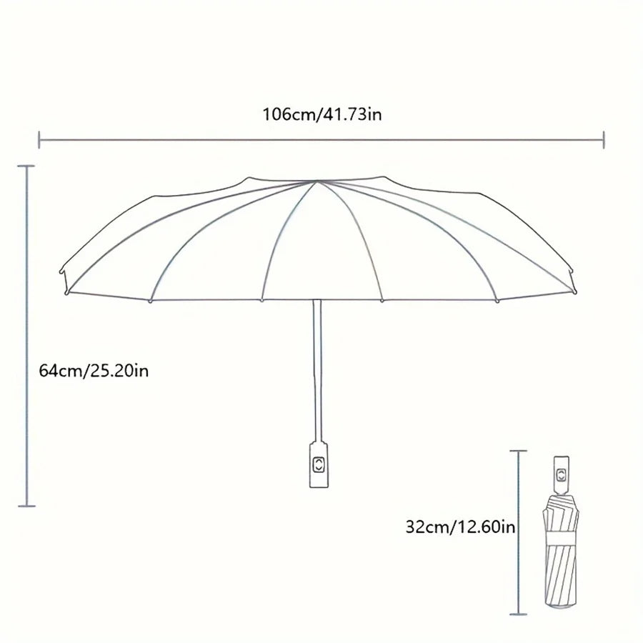 ANWB paraplu met reflecterende randen