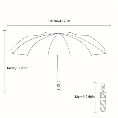 ANWB paraplu met reflecterende randen
