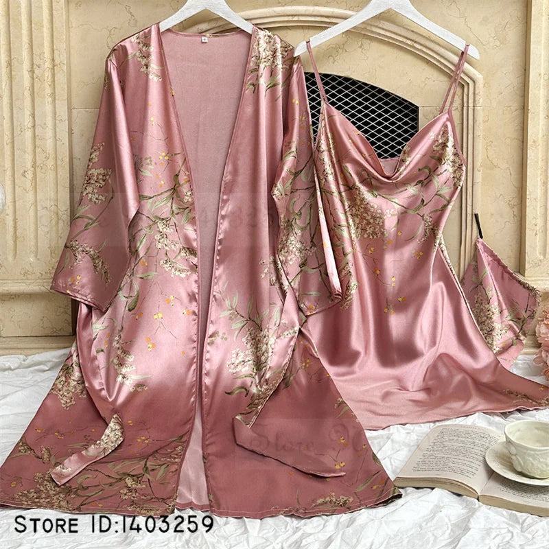 Katoenen ochtendjas dames met streepjes – Casual elegantie