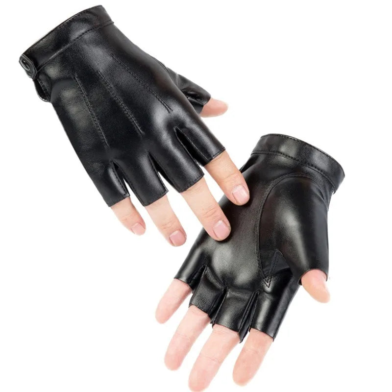Lederen winterhandschoenen heren met pasvorm