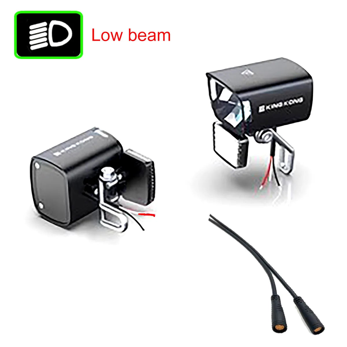 LED fietslamp met universele montageclip