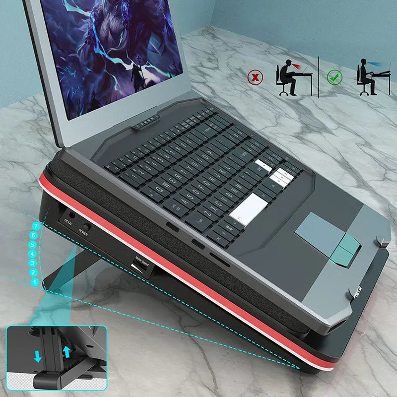 Laptop standaard Action met verstelbare armen