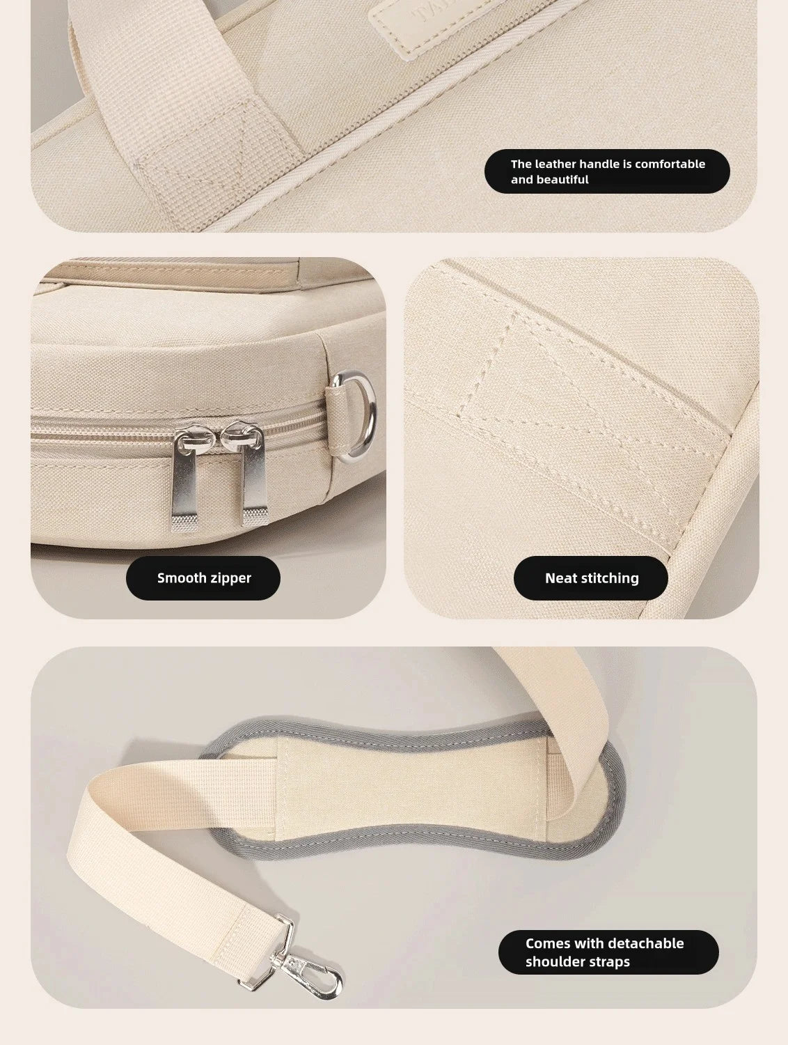Laptoptas heren met waterafstotende coating – Bescherming tegen regen
