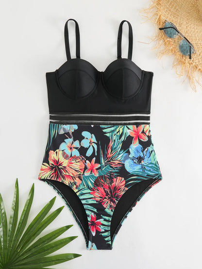 Zwemjurk met plissé effect – Luxe en elegantie