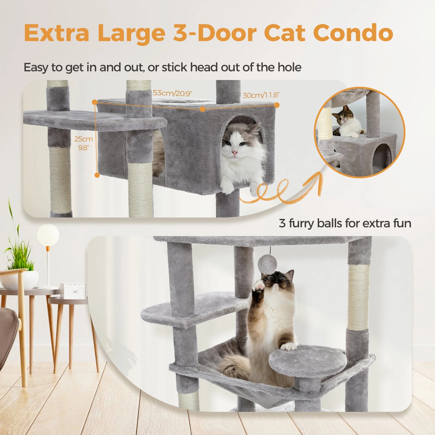 XXL design kattenpaal – Statement piece voor je huis