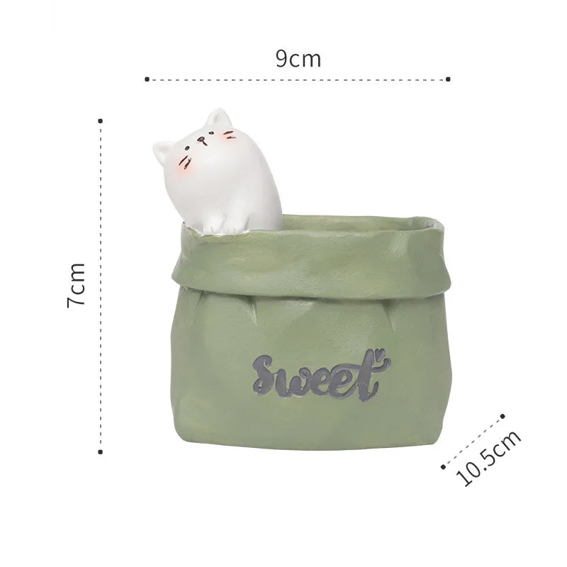 Desk organiser met ruimte voor sticky notes