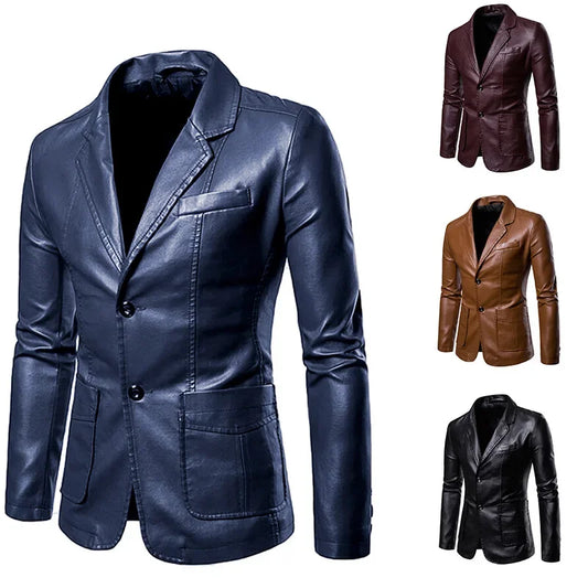 Zachte leren jas voor heren – Comfort en luxe
