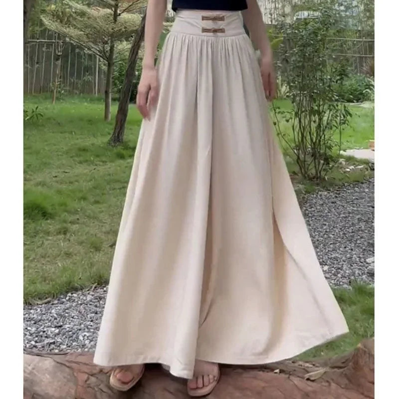 H&M linnen broek dames met hoge tailleband – Modieus en praktisch