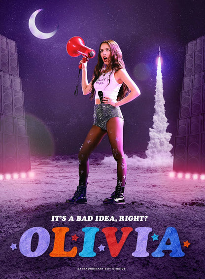 Kinderkamer poster met ruimte en planeten