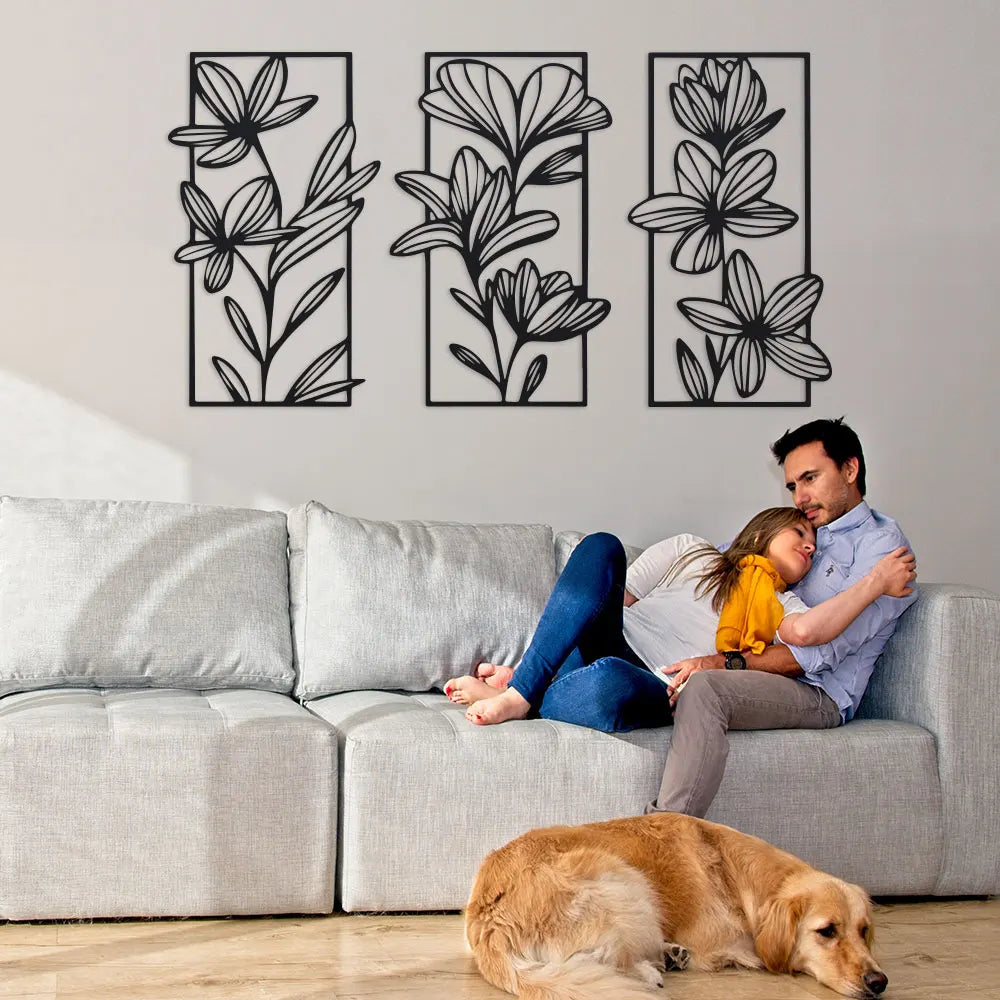 Hangdecoratie voor de woonkamer – Verticale eyecatchers