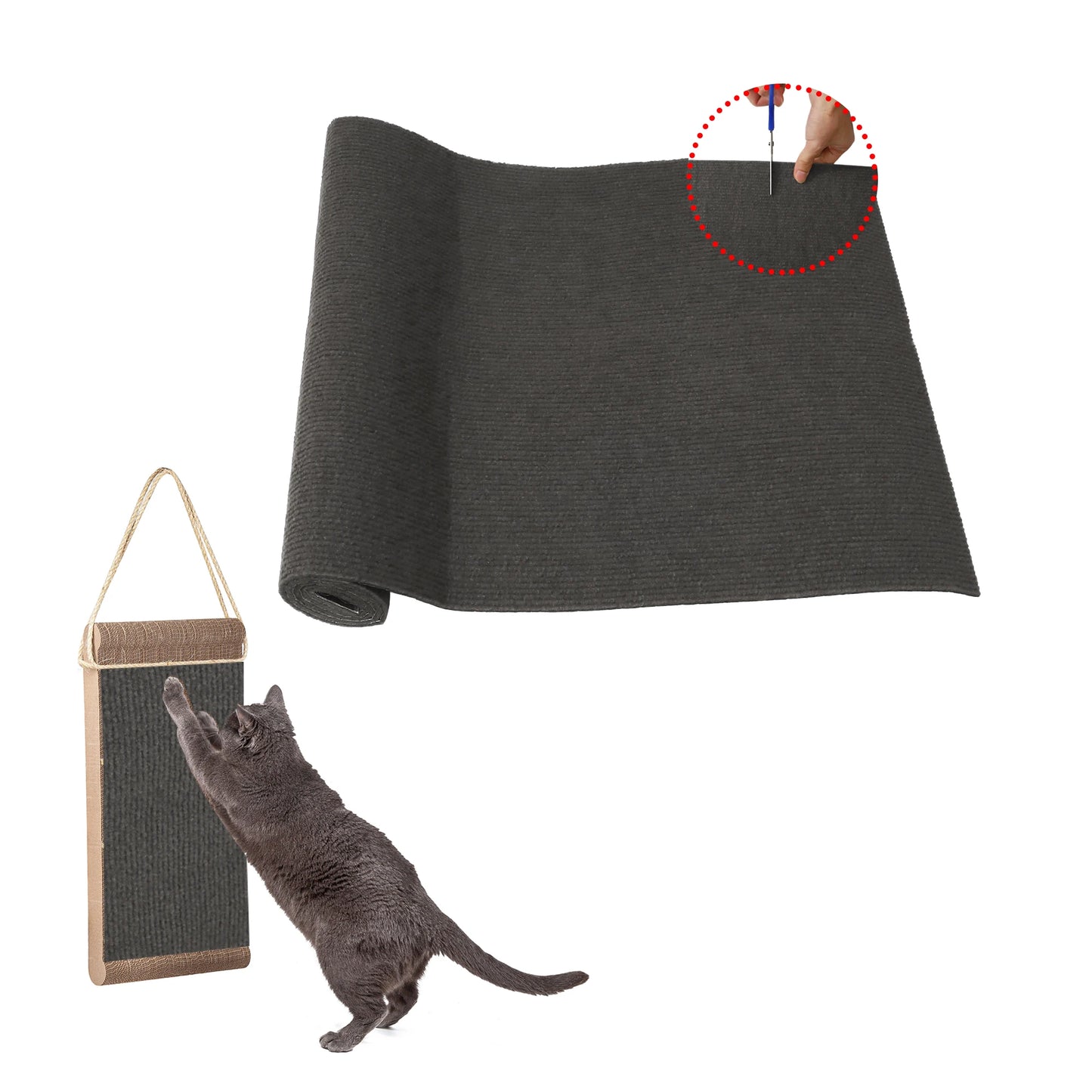 Houten kattenkrabpaal – Duurzaam en natuurlijk materiaal