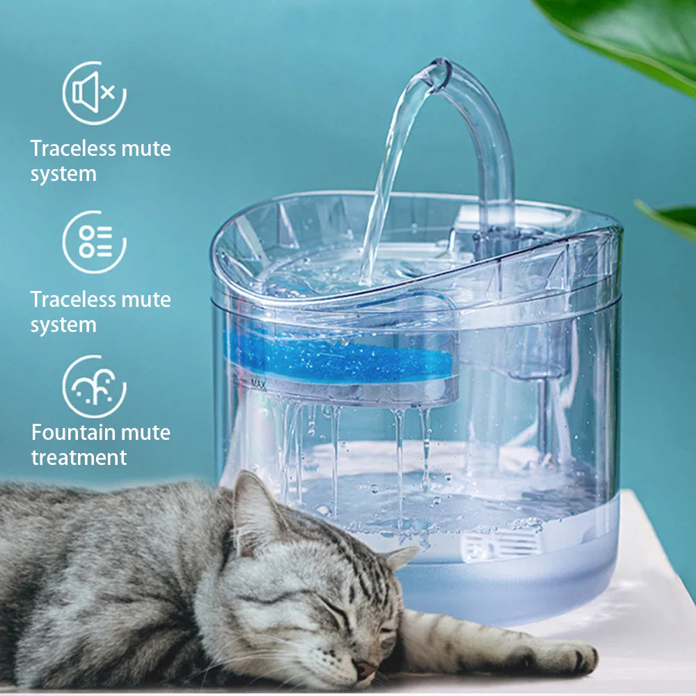 Waterfontein kat met antislipbodem – Blijft op zijn plek