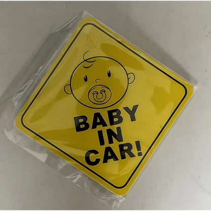 Autostickers - Grappige "Baby on Board" Sticker voor Veiligheid en Humor