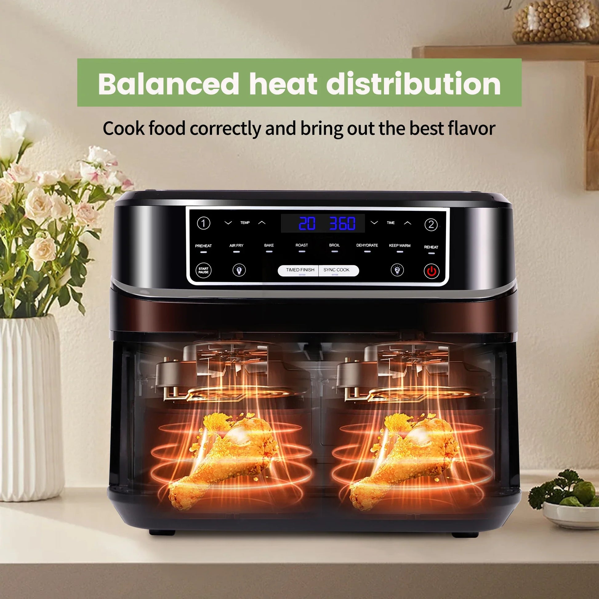 Airfryer Action met energiebesparende werking – Duurzaam en voordelig