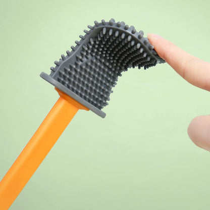 WCborstel met siliconen haren – Flexibel en hygiënisch