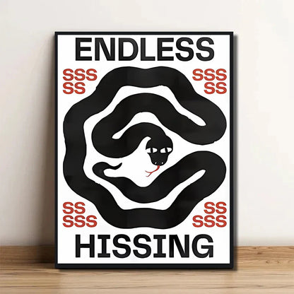Poster van een hert of bosdier