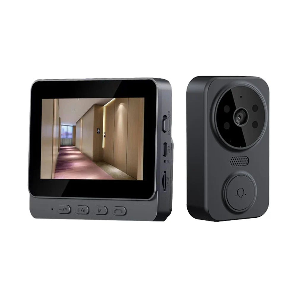 Draadloze deurbel met HD-video en bewegingsalarm