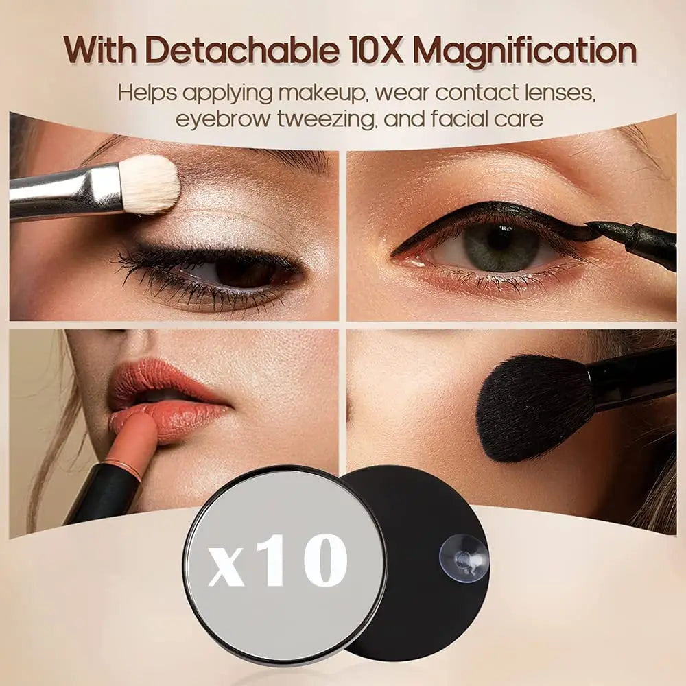 Dimbare LED make-up spiegel – Geschikt voor alle lichtomstandigheden
