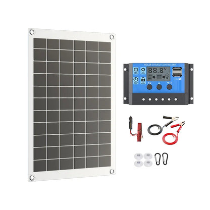 Zonnepaneel camper met oplaadset – Voor laptop, verlichting en meer