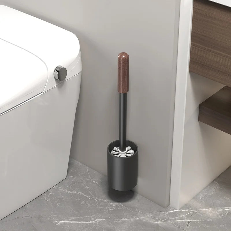 Toiletborstel met borstel in wit kunststof – Fris en licht