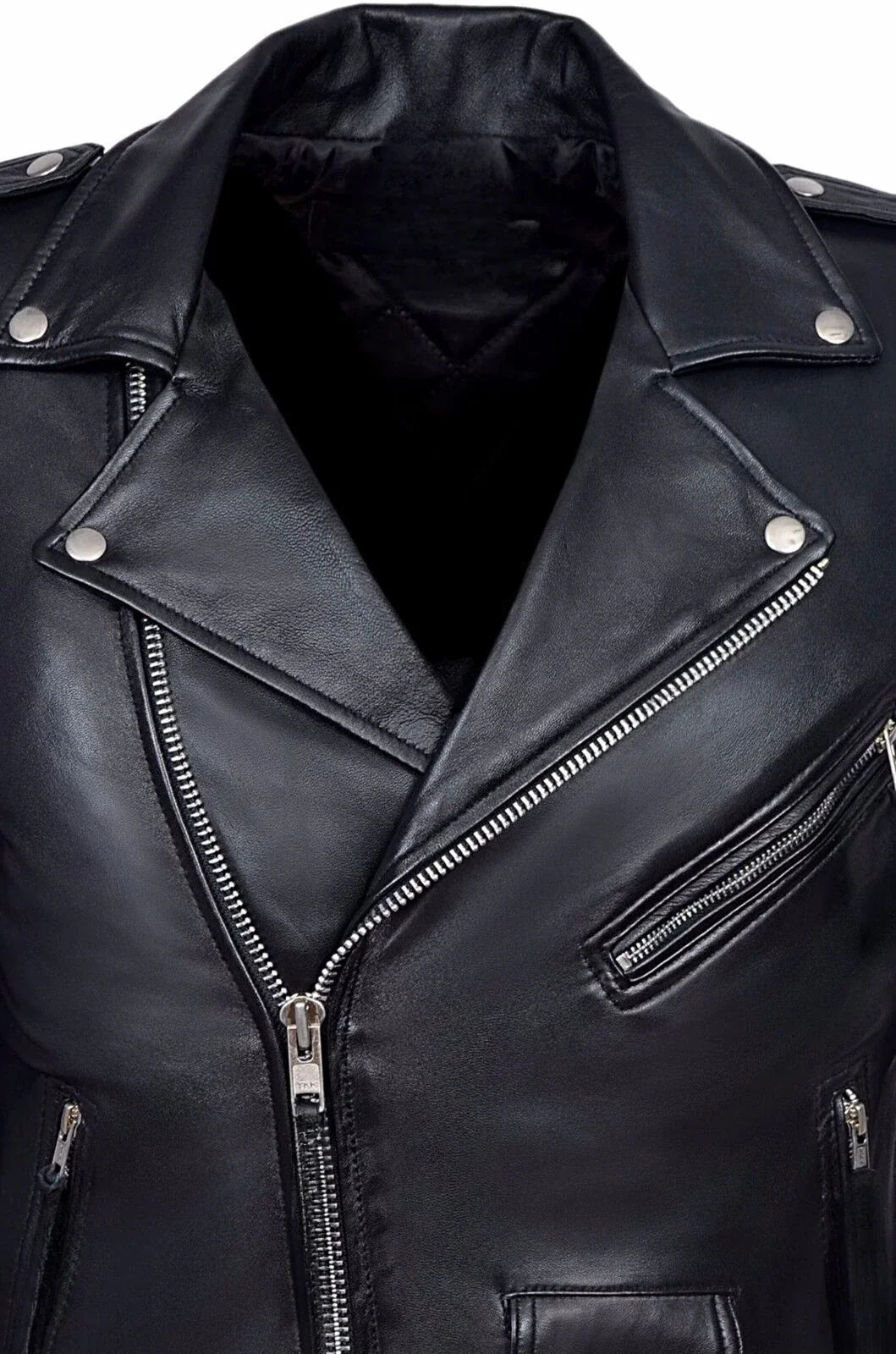 Leren jas heren biker look – Ruwe en ruige uitstraling