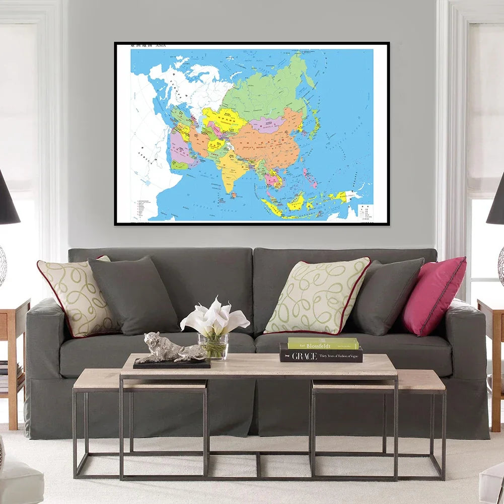 Wereldkaart als cadeau voor globetrotters