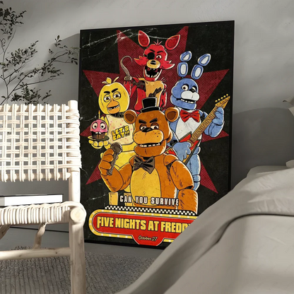 Poster met zonsondergang – Sfeervol en warm