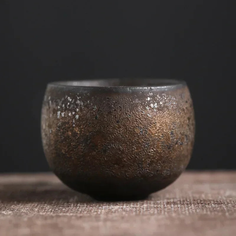 Theeglas met dubbelwandig ontwerp voor warm thee drinken