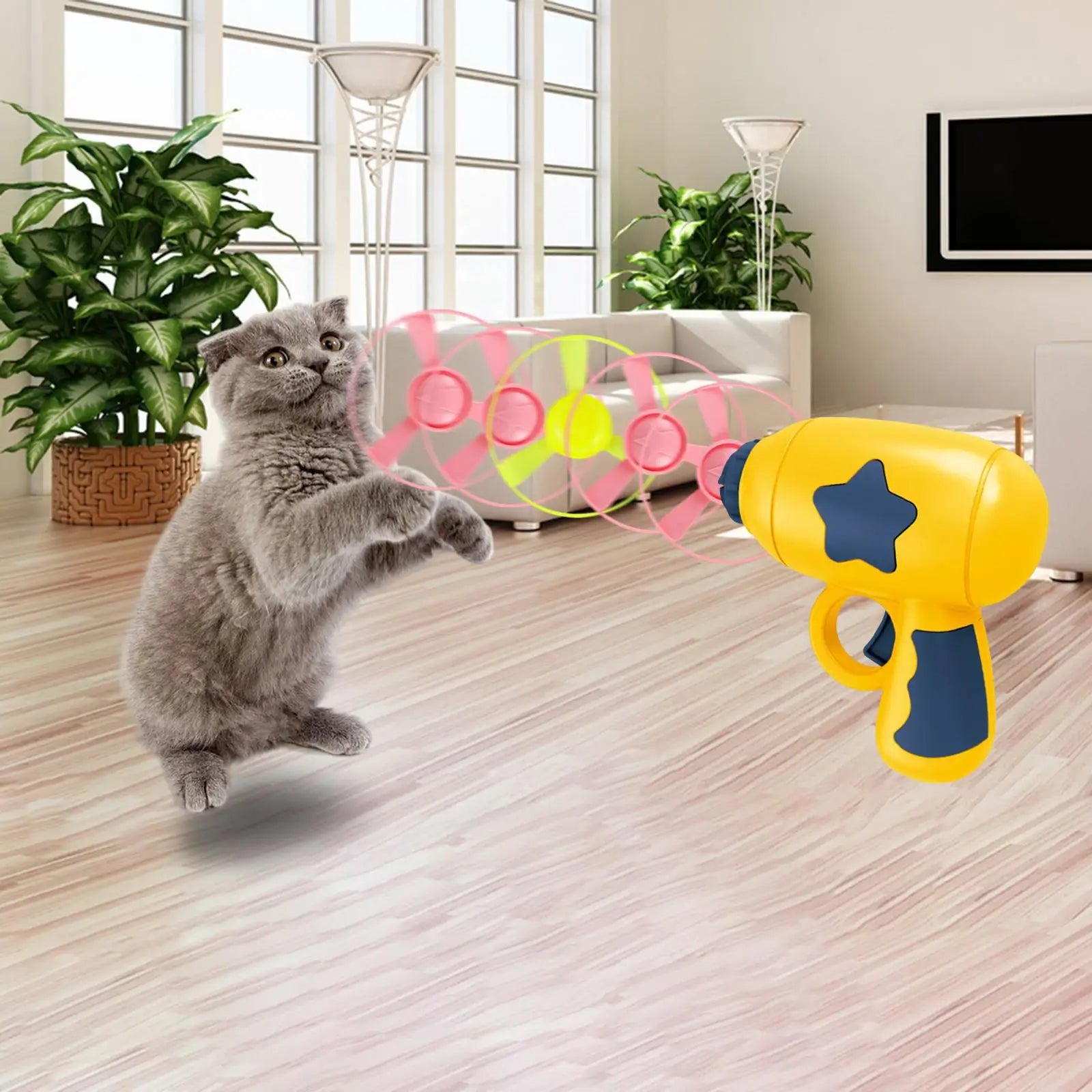 Kattenspeelgoed met LED-licht – Voor jacht in het donker