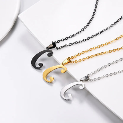 Ketting met naam in matgouden afwerking