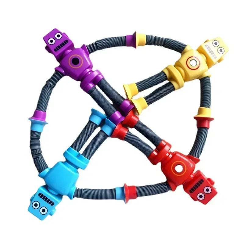 Fidget toy met draaiende ringen
