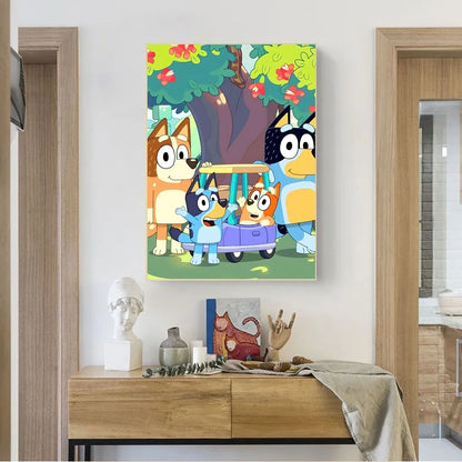 Poster met bloemen – Romantisch en zacht