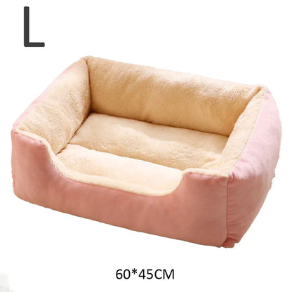 Luxe hondenmand met nep bont – Extra zacht