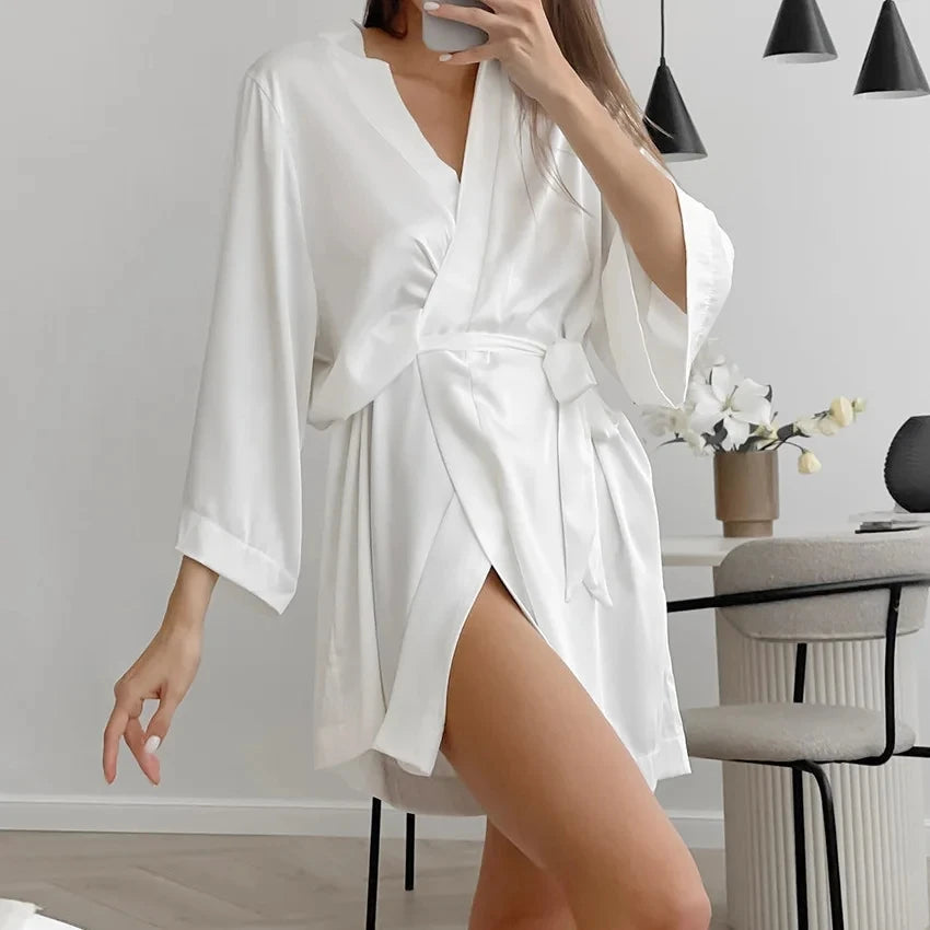 Hunkemöller ochtendjas met ceintuur – Elegant in de ochtend