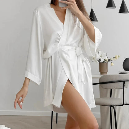 Hunkemöller ochtendjas met ceintuur – Elegant in de ochtend